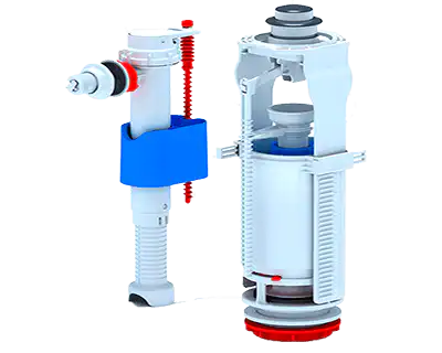 Замена арматуры бачка унитаза